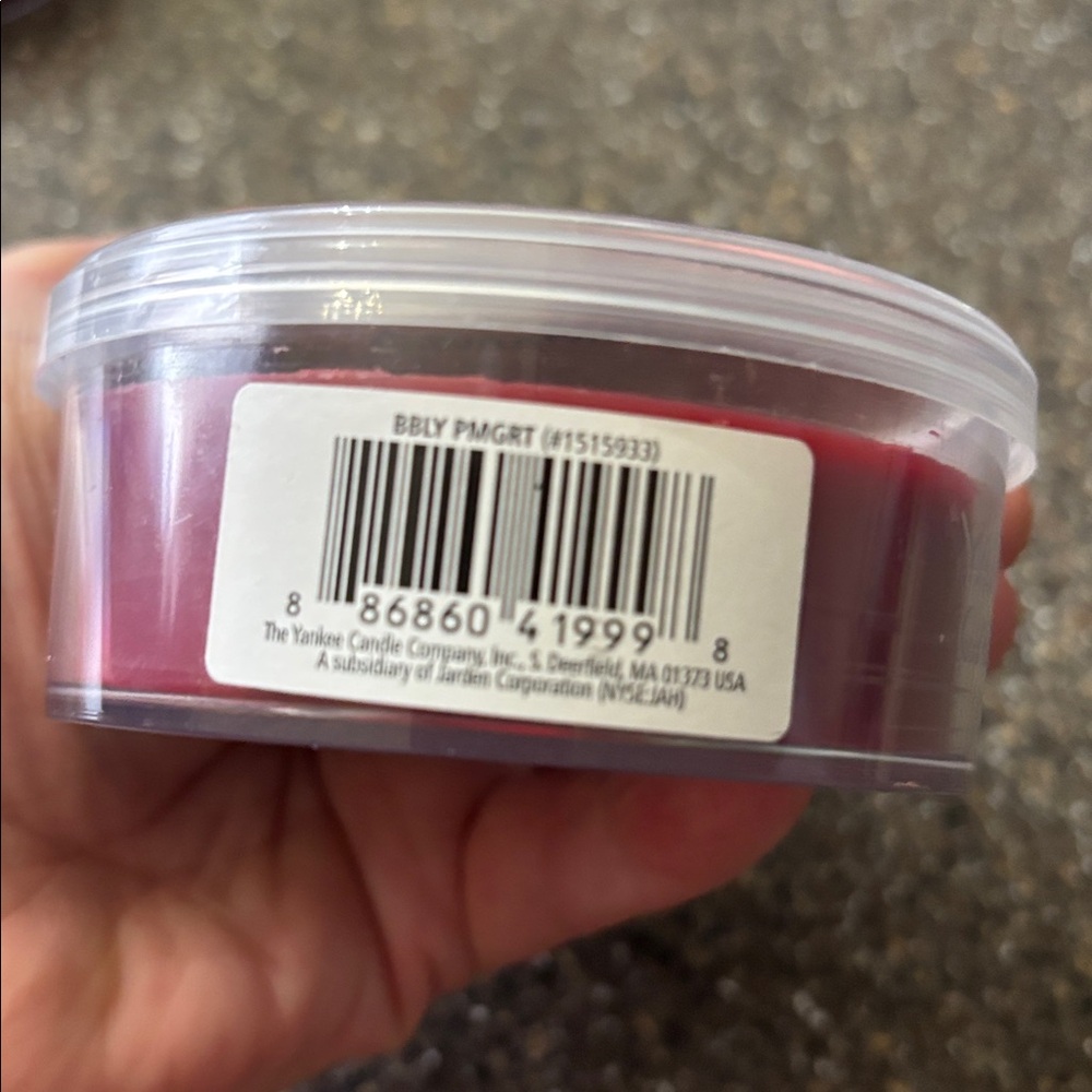 Yankee Candle Scenterpiece BUBBLY POMEGRANATE MeltCup Red - Picture 3 of 4